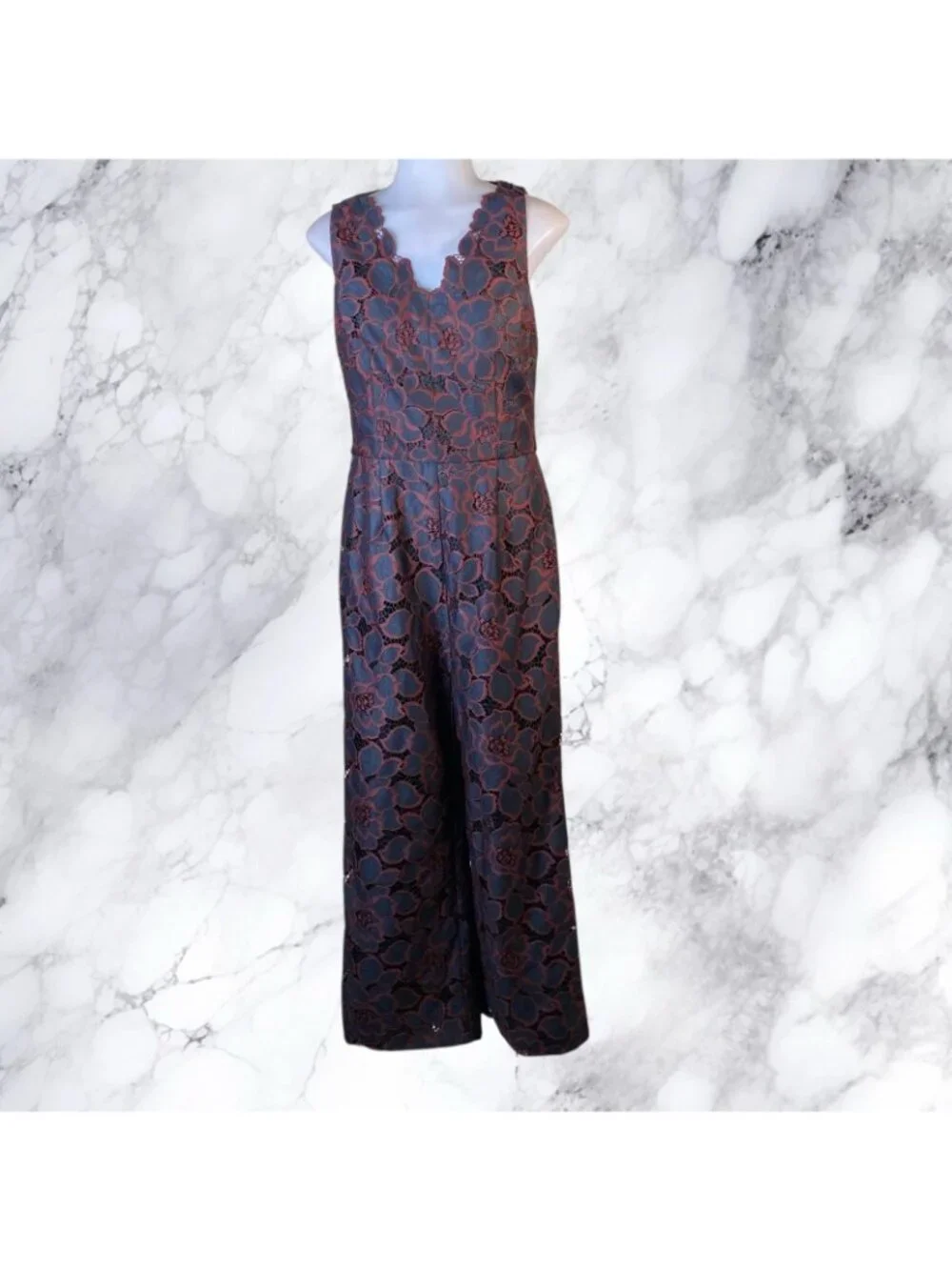 Trina Turk Dabee Floral Lace Jumpsuit - Picture 3 of 11